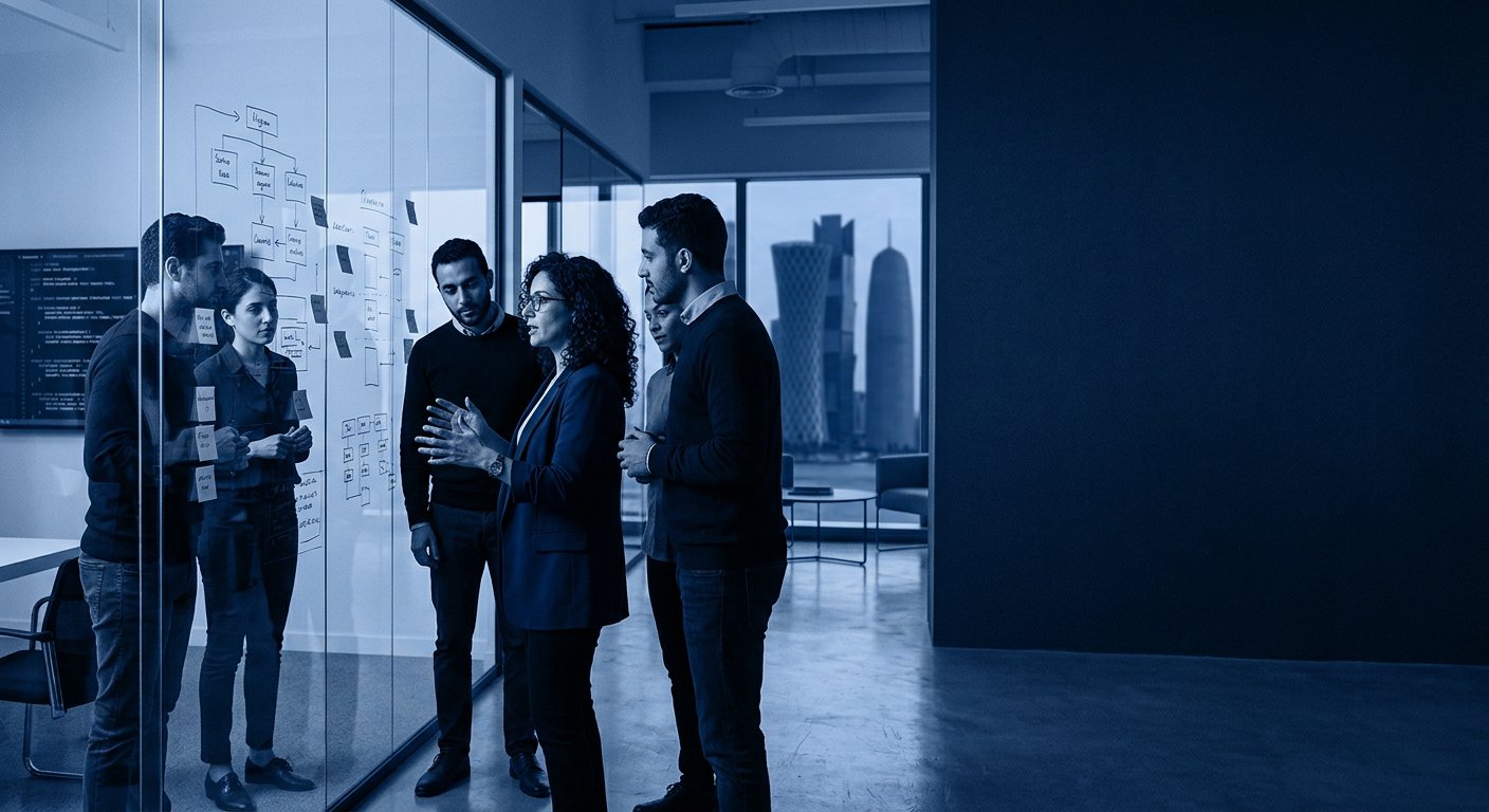 Abdella Tech team in Qatar