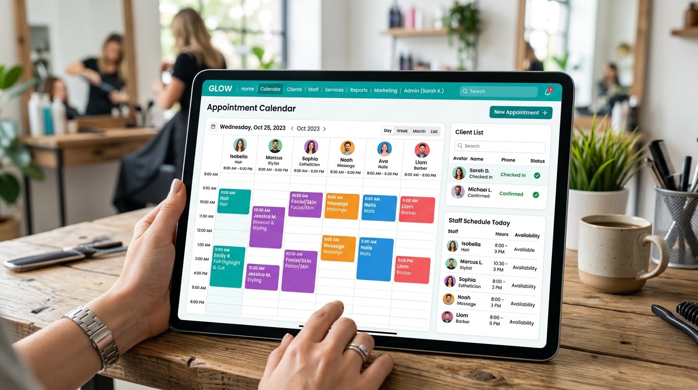 Salonist appointment calendar