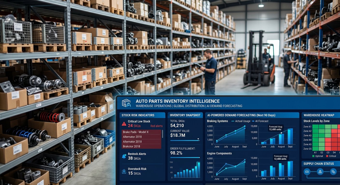 Parts intelligence dashboard